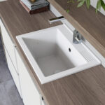 Built-in laundry sink Type B in Mineralux or Mineralsolid  - Ideagroup