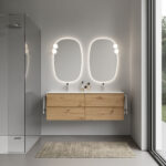 Flow mirror with LED backlighting  - Ideagroup
