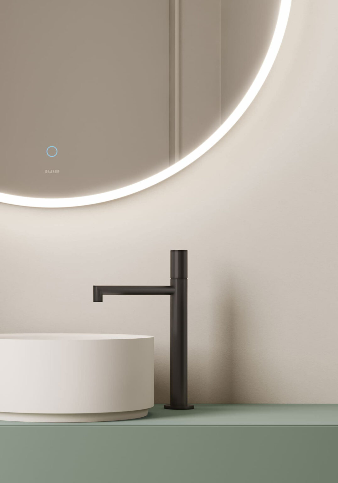 A new countertop washbasin designed for compact spaces