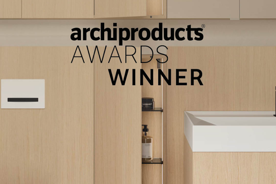 The Wall storage boiserie system has been honoured with the Archiproducts Design Awards 2024