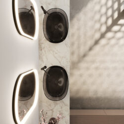 Habe Khromalite rectangular washbasin  - Ideagroup