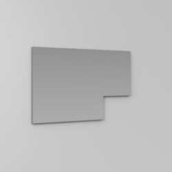 Elmas shaped rectangular mirror  - Ideagroup