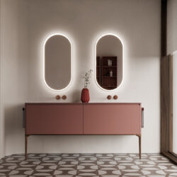 Nettuno oval mirror  - Ideagroup