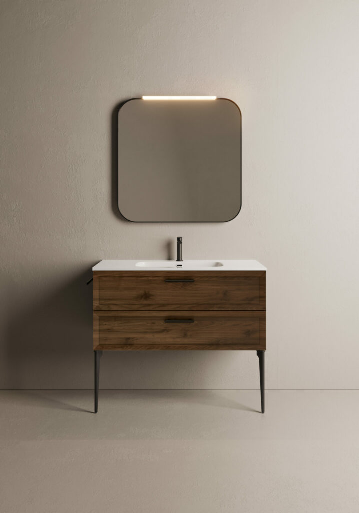Four new mirror designs for a Neo-Déco bathroom - Ideagroup