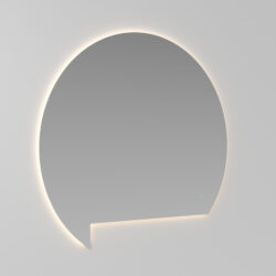 Lunetta decorative mirror with backlighting  - Ideagroup