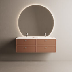 Platea decorative mirror with backlighting  - Ideagroup