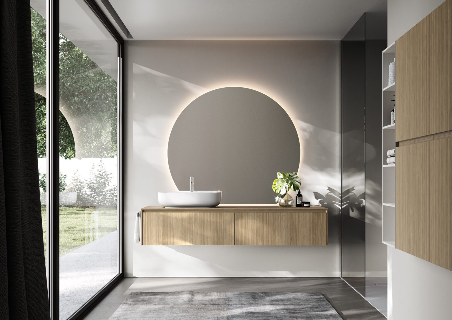 Four new mirror designs for a Neo-Déco bathroom