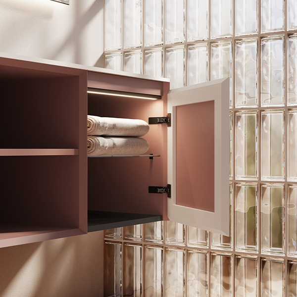 Aluminium frames available in all matt and Metal Color finishes of the Ideagroup palette