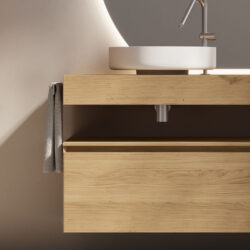 Halo countertop washbasin in Cristalplant   - Ideagroup