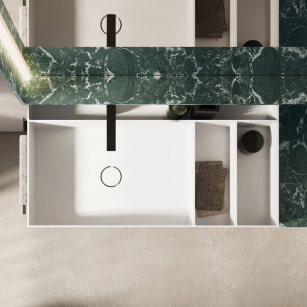 Tetris fixed-size countertop